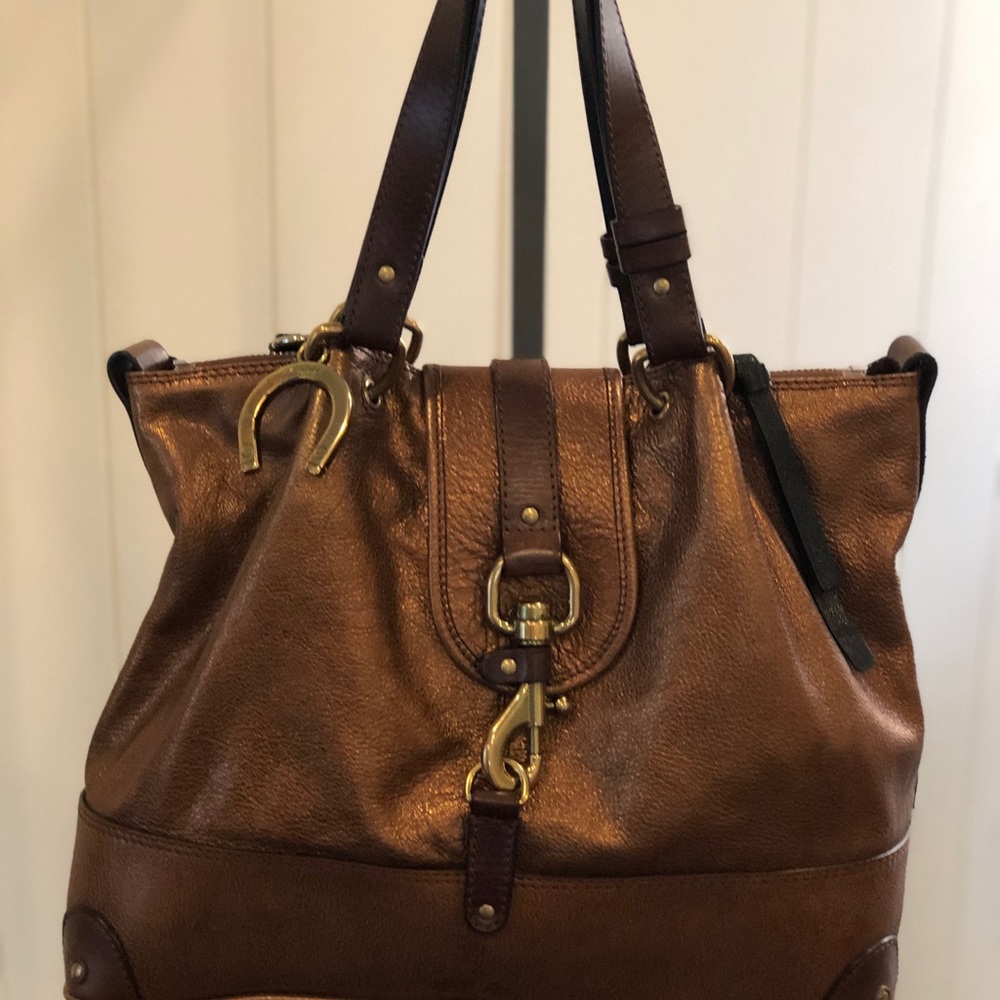 Brown Leather Tote Bag